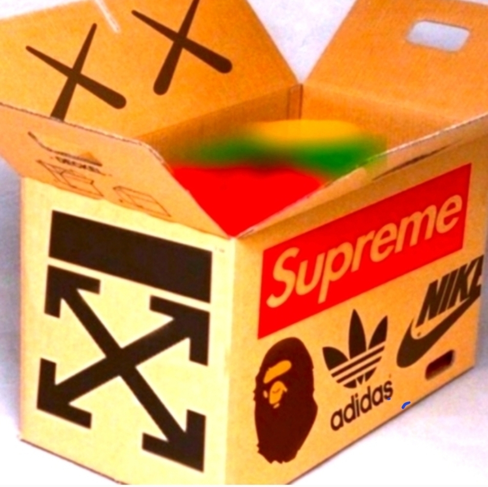 Hypebeast Street Wear Mystery Shirts Box Set Of 3 Tshirts Supreme Bape Vans